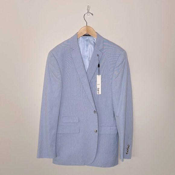 Bar III Men's Slim-Fit 100% Cotton Suit Jacket wedding Guest Church prom - Picture 12 of 12